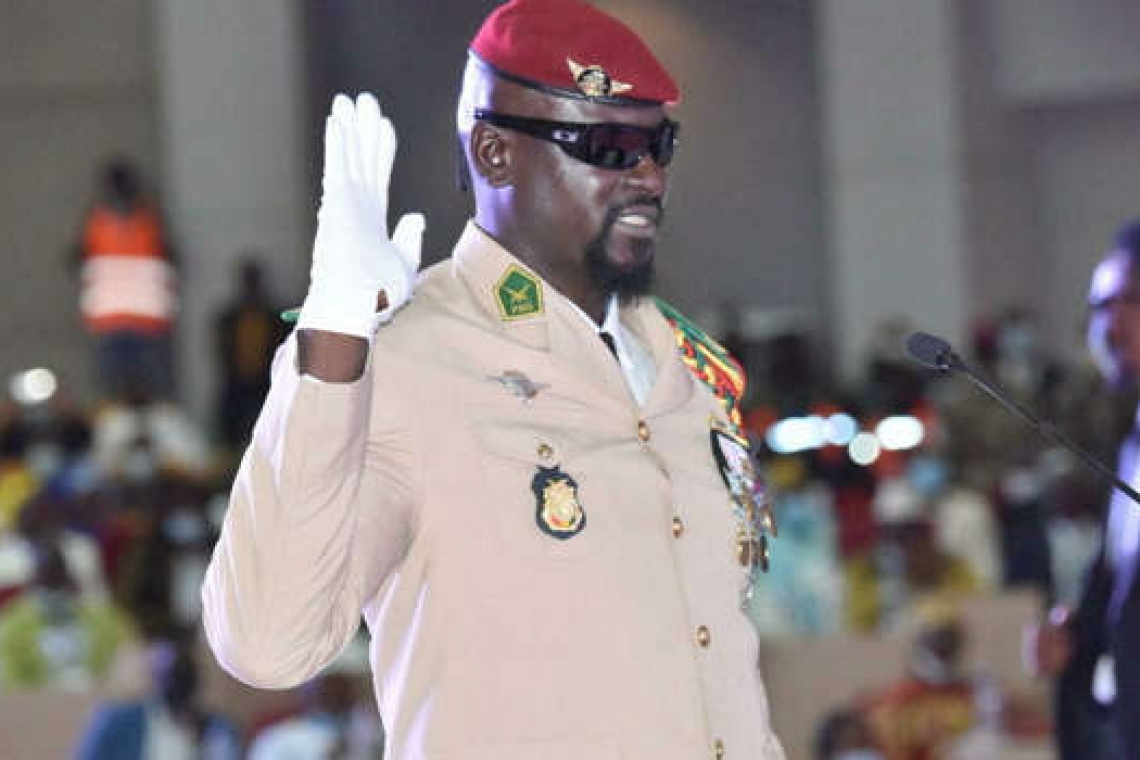 Prestation de serment du colonel Doumbouya à conakry