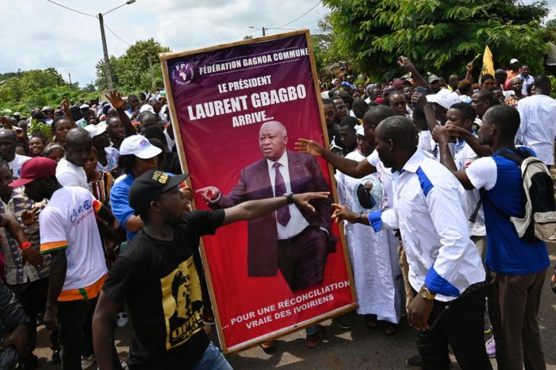 Côte d’Ivoire : Le nouveau parti de Laurent Gbagbo veut unir les Etats africains