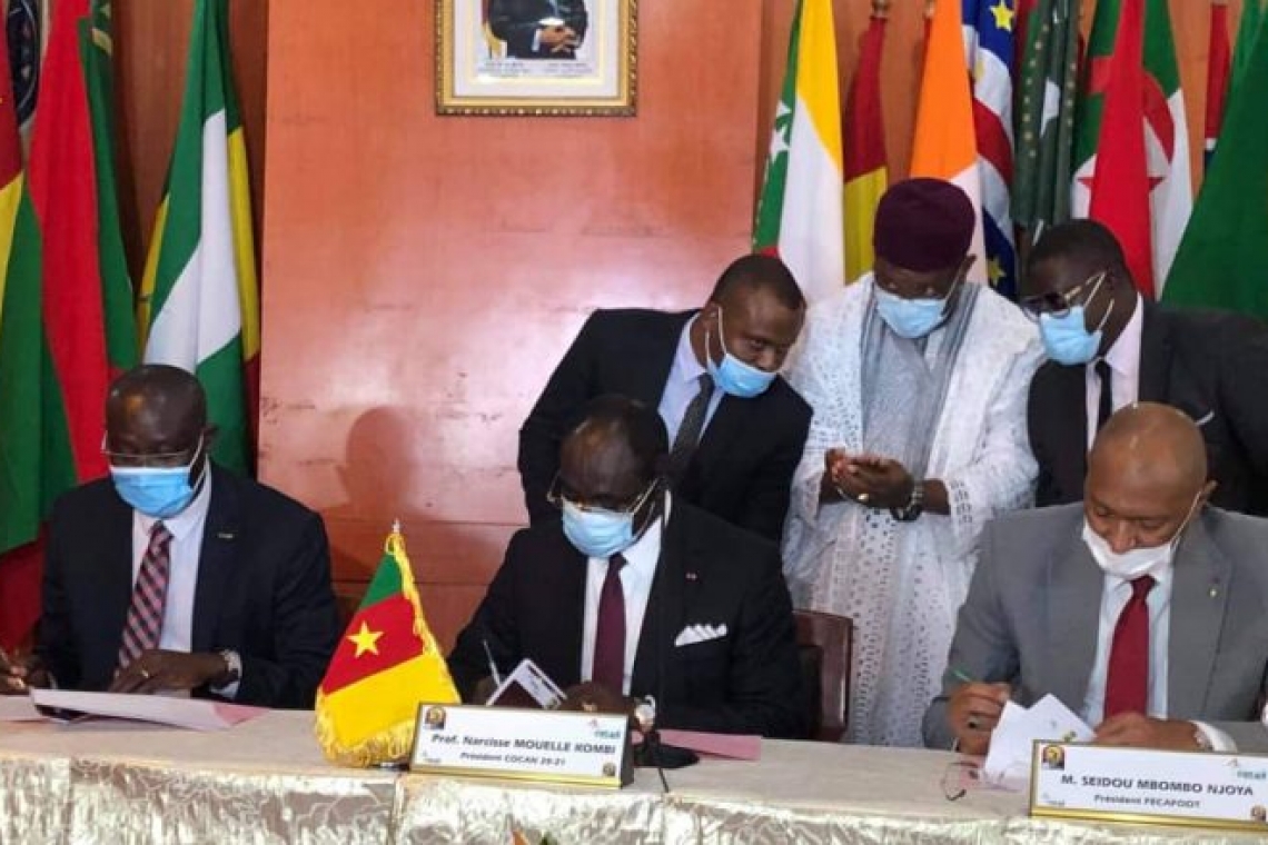 Signature de l'accord-cadre : Cameroun - Confédération Africaine de Football