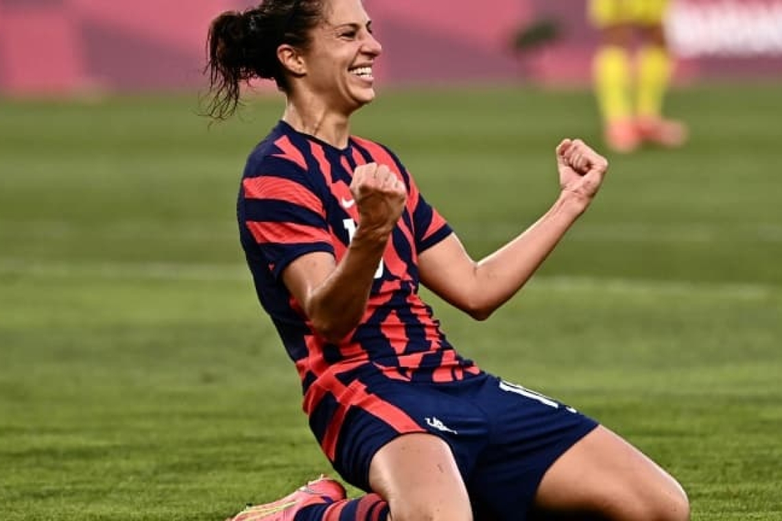 Foot féminin : C'est bientôt la fin pour Carli Lloyd, la légende américaine du football féminin