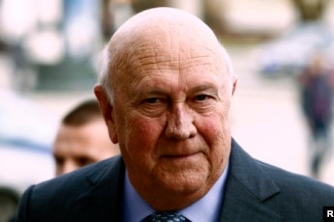 Afrique du Sud : l’ancien président décédé Frederik de Klerk fait des excuses posthumes pour les crimes commis durant l’apartheid. 