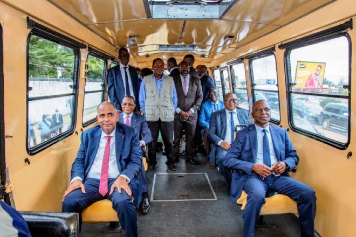 Côte d'Ivoire : la première rame du métro d'Abidjan en 2025