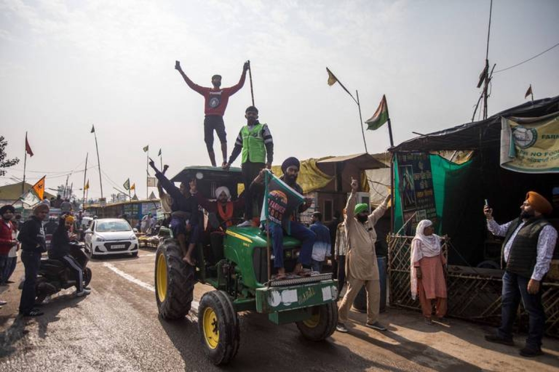 Inde : l’Etat va abroger trois lois de la réforme agricole après un an de manifestations. 