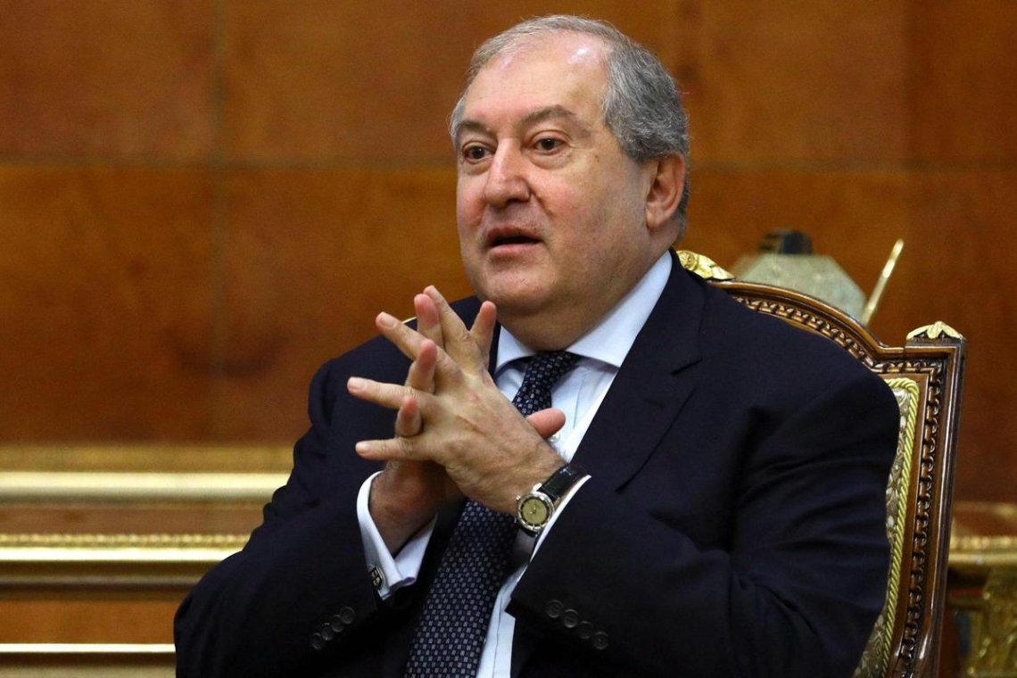 Arménie : le président Armen Sarkissian démissionne