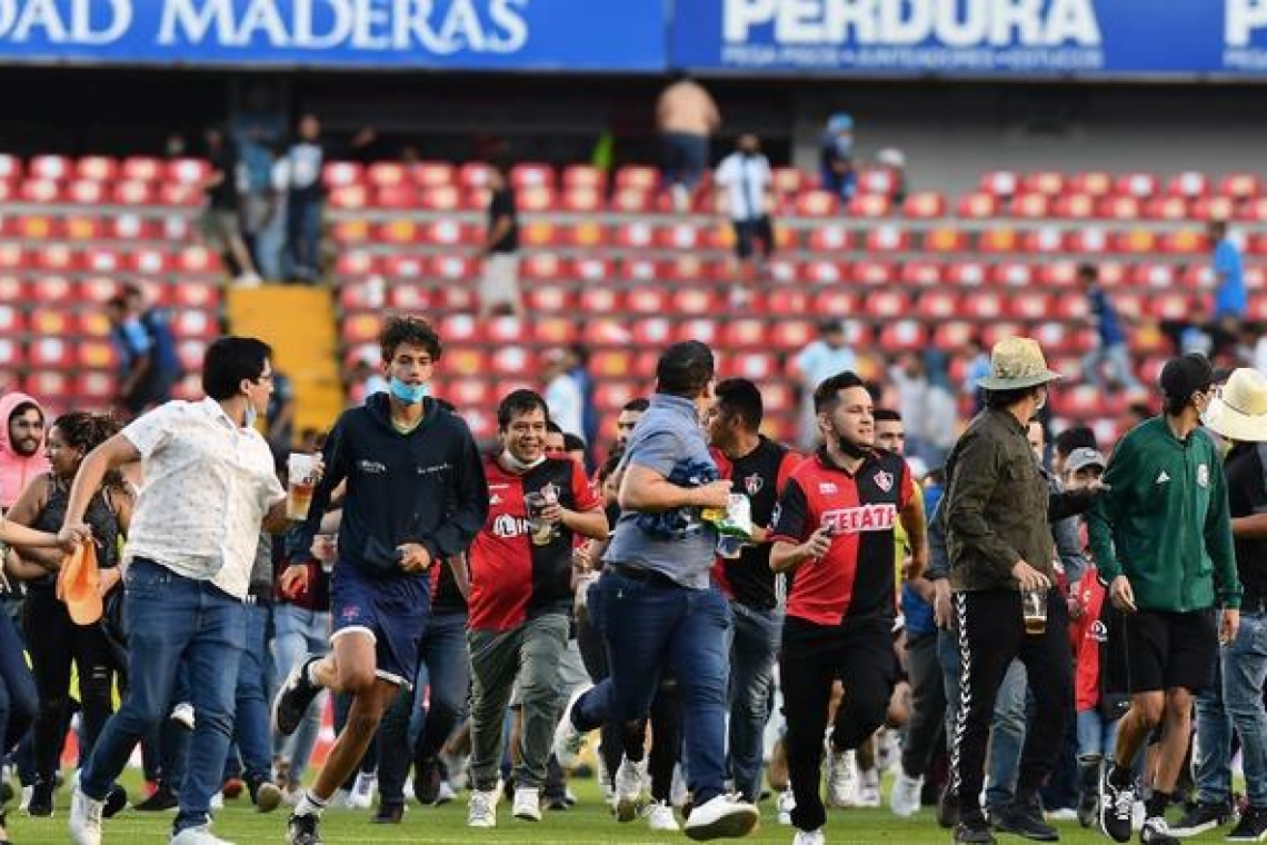 Mexique : une bagarre entre supporters lors d’un match de football fait 26 blessés