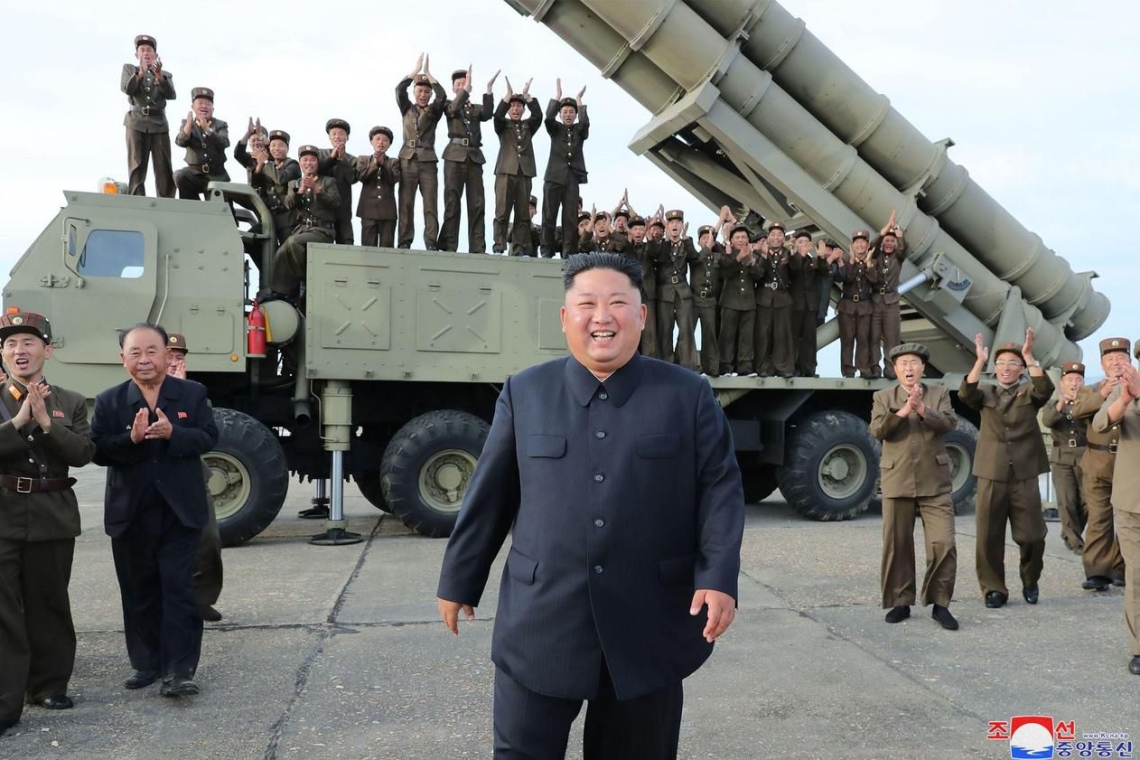 Corée du nord : Kim Jong-un félicite ses scientifiques après un nouveau test missile