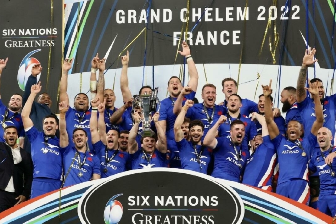 Rugby / Tournoi des six Nations : Le XV de France remporte son 10ème Grand Chelem 