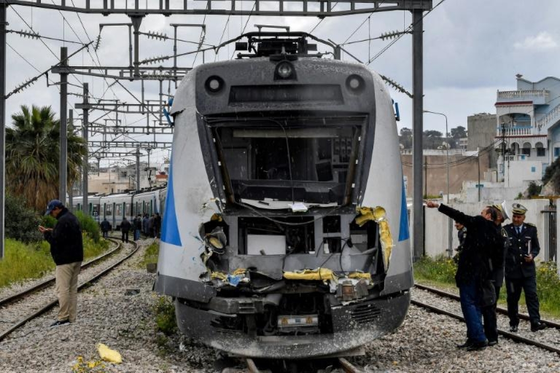 Tunisie: Près de 100 bléssés enregistrés dans une collision de deux trains