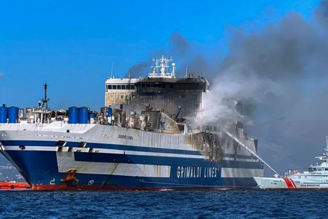 Grèce : le bilan de l’incendie du Ferry le 18 février s’alourdi