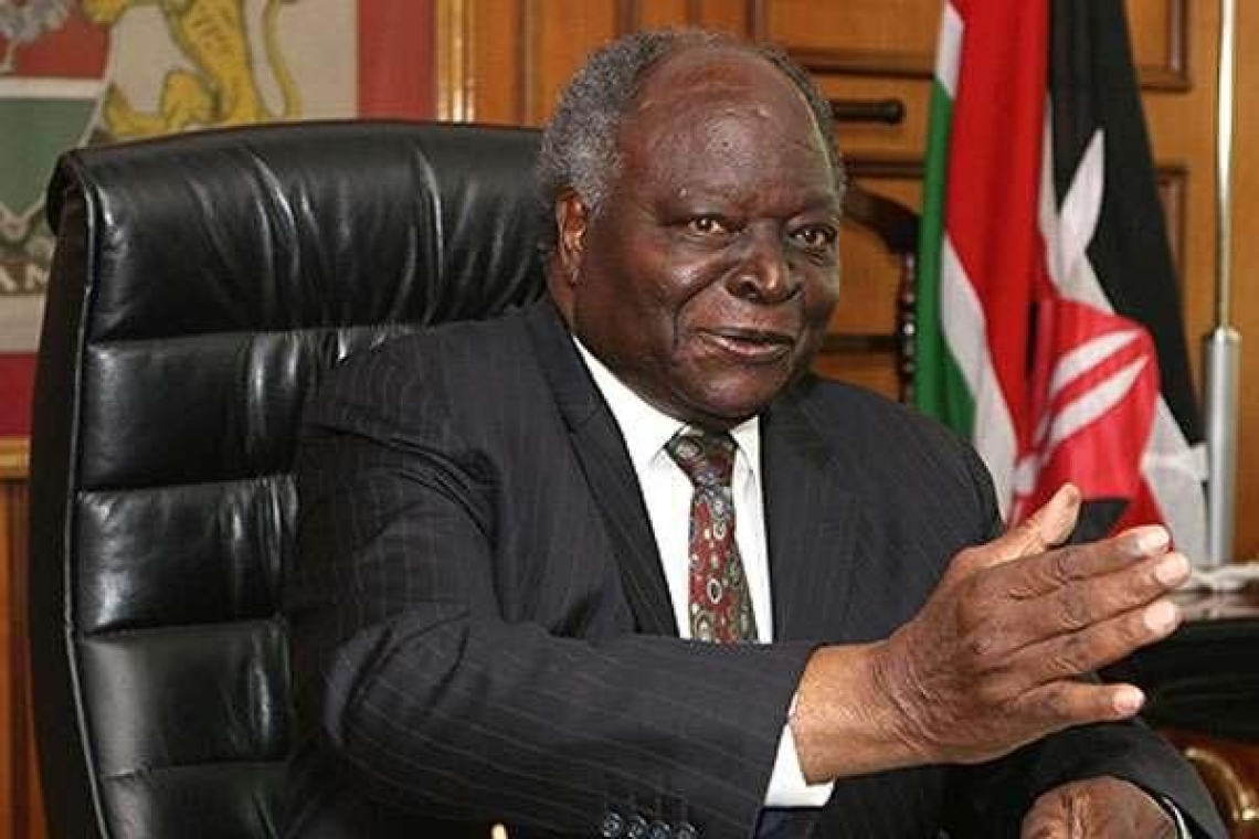 Kenya /Nécrologie : Dernier hommage en la mémoire de Mwai Kibaki au parlement 