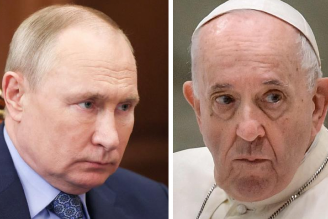 Guerre en Ukraine : Le pape François veut rencontrer Vladimir Poutine