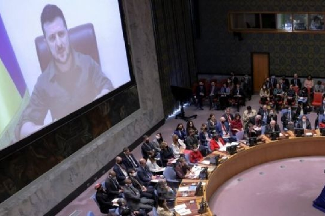 Politique / Guerre en Ukraine : le Conseil de Sécurité de l'ONU opte à l'unanimité pour la paix