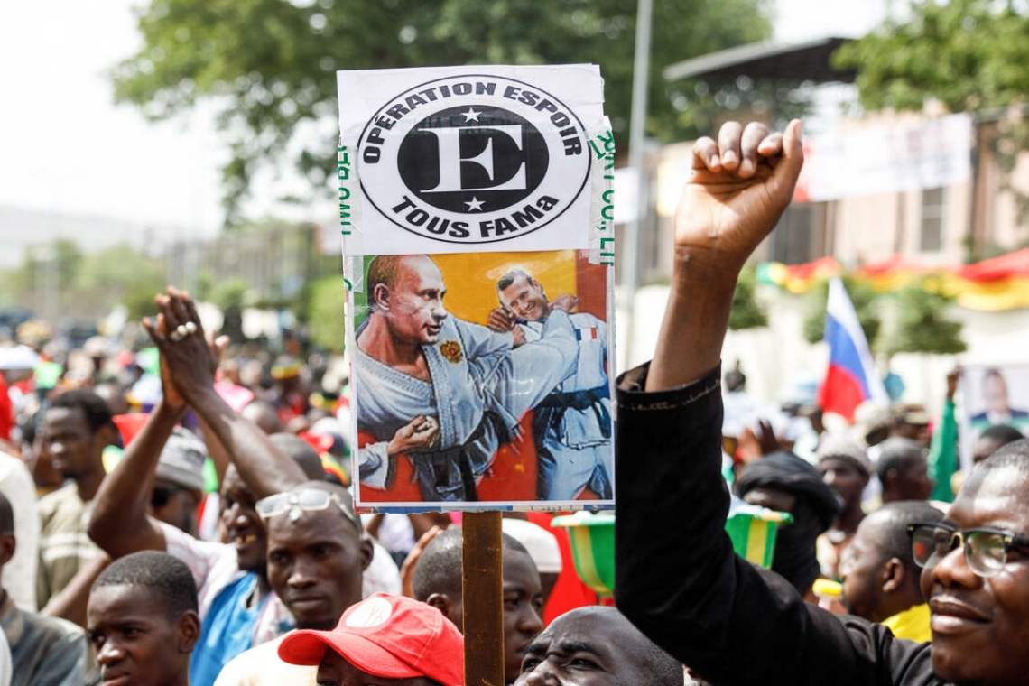 Mali : manifestation de soutien à l'armée à Bamako