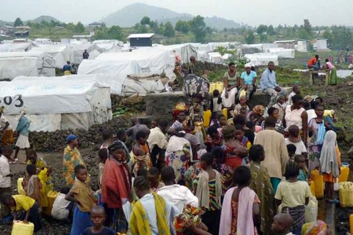 RDC Goma : des jeunes scouts au chevet des déplacés de guerre dans le site de Kanyaruchina