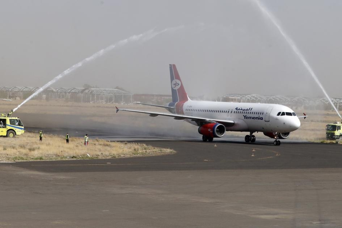 Yémen: Le premier vol en 6 ans décolle en direction du Caire