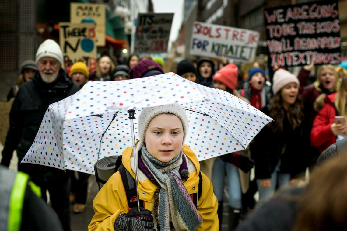 Suède : Manifestation à Stockholm pour protester contre l'inaction climatique 