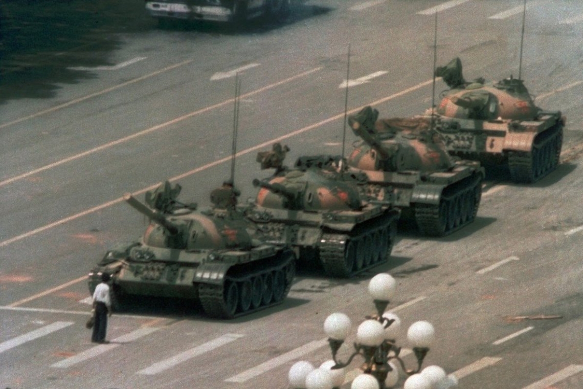 Massacre de Tiananmen du 04 juin 1989: veillée aux chandelles en commémoration du carnage