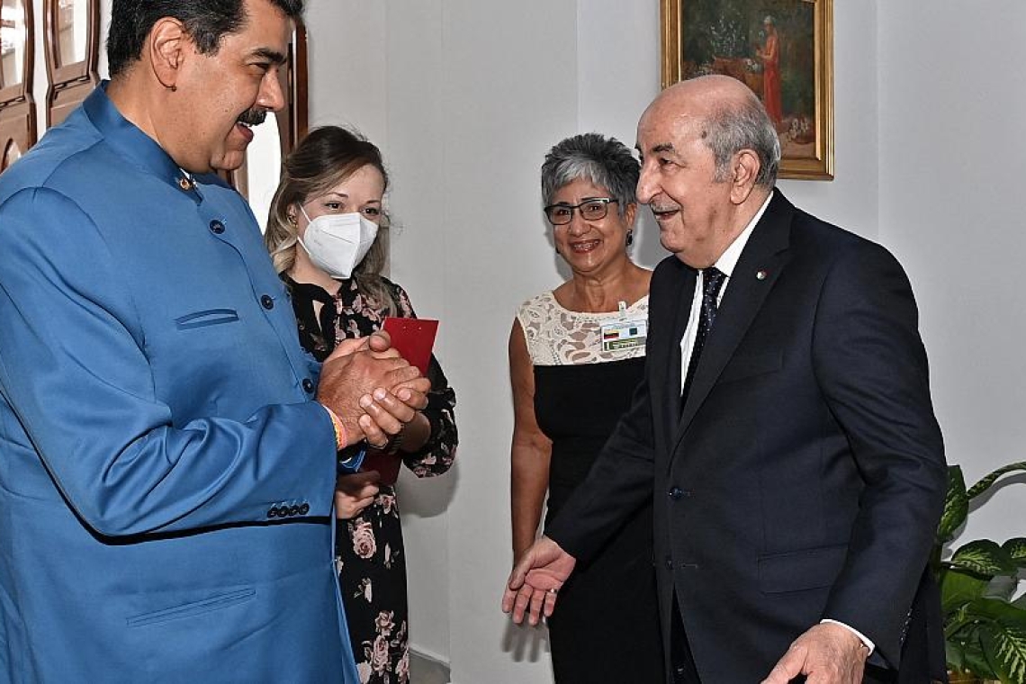 Algérie : Le président vénézuélien Nicolas Maduro en visite de travail à Alger