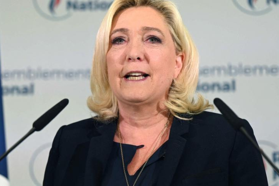 France: Marie Le Pen va quitter la présidence du Rassemblement national