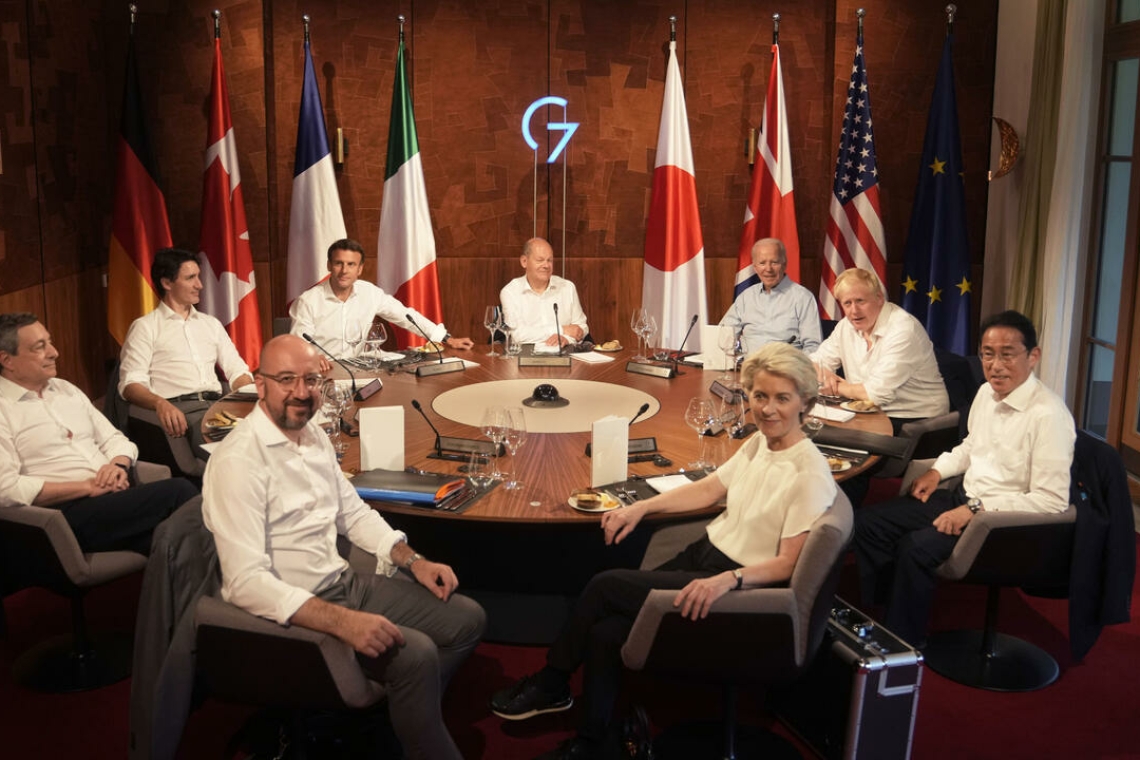 Sommet du G7: 600 milliards de dollars pour développer les infrastructures dans le monde