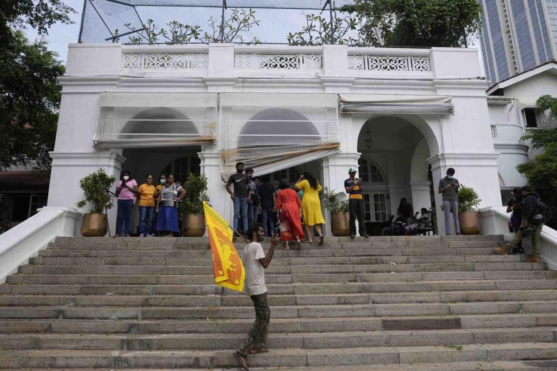 Après la démission annoncée du président, une semaine décisive s'ouvre au Sri Lanka