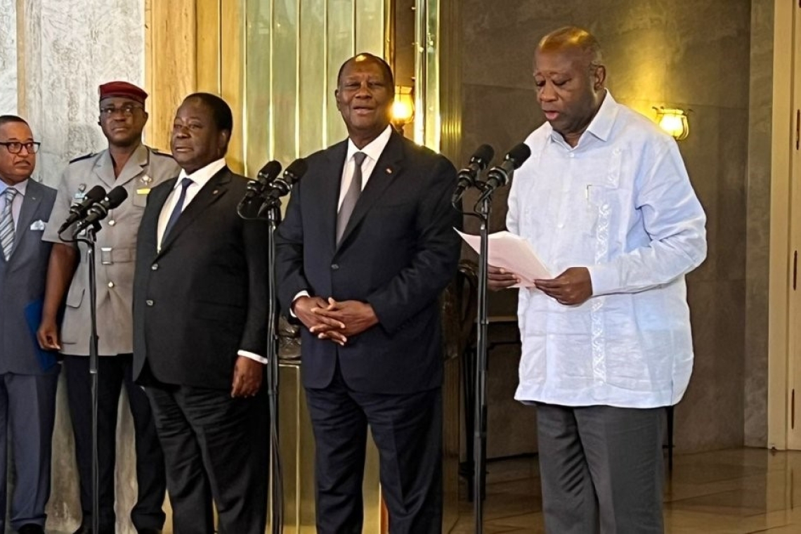 Côte d’Ivoire : Ouattara, Bédié et Gbagbo réunis pour une rencontre historique