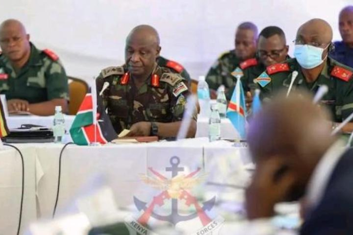 Des officiers de l'EAC en Ituri pour une mission de reconnaissance avant le déploiement de la force régionale à l'Est de la RDC