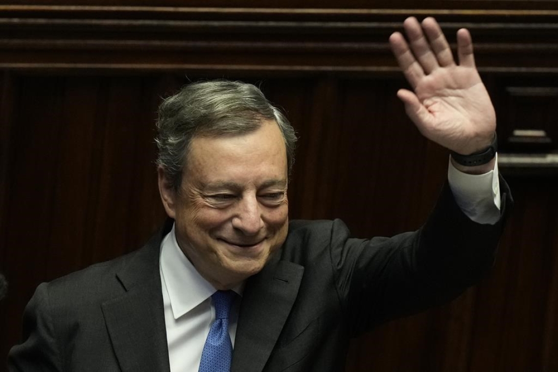 Italie: Le premier ministre Mario Draghi démissionne après l'implosion de sa coalition