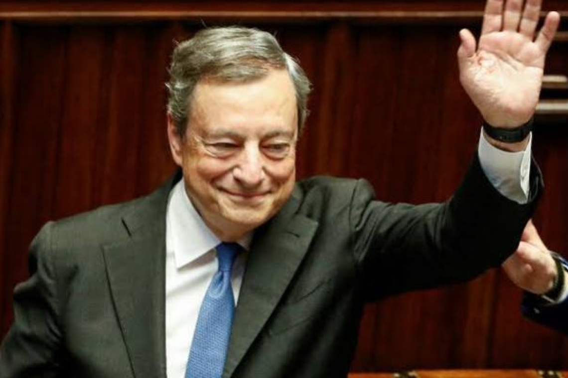  Italie : Le président du Conseil italien Mario Draghi, a remis sa démission 