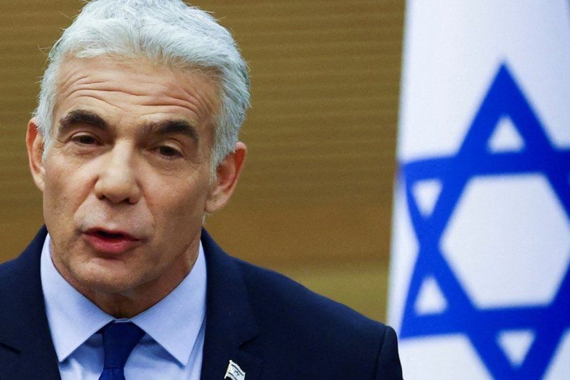 Israël-Palestine : Le premier ministre israélien Yaïr Lapid se dit favorable à une solution à deux États