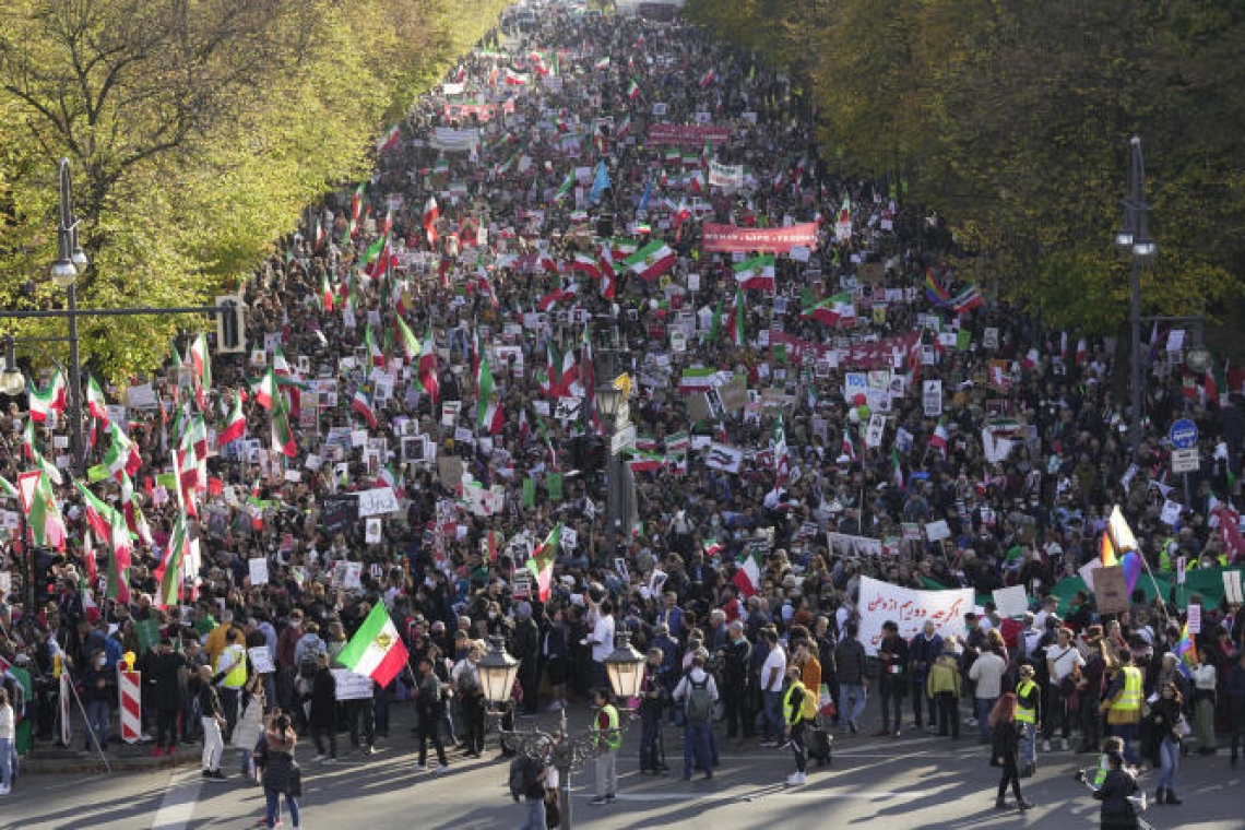 80 000 personnes manifestent à Berlin contre la répression en Iran