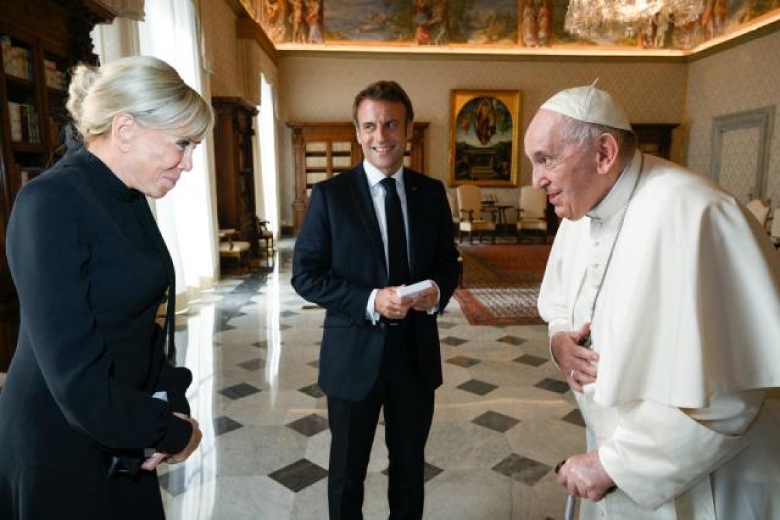 Emmanuel Macron rencontre le pape François pour la troisième fois au Vatican