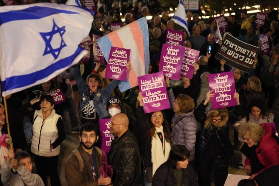 Israël : Manifestation contre le gouvernement Netanyahu à Tel-Aviv