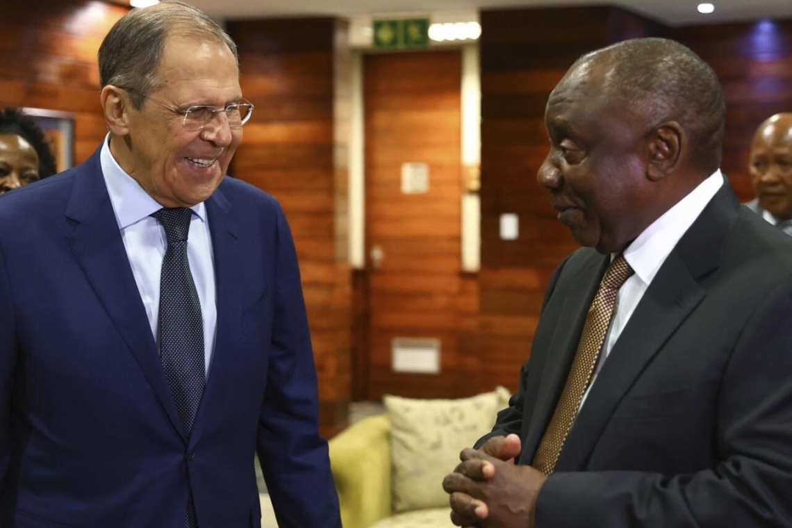 Le ministre russe Sergueï Lavrov visite Pretoria pour renforcer l'amitié avec l'Afrique du Sud