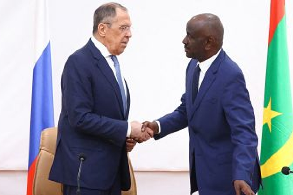 Mauritanie : Sergueï Lavrov étend l'offre de soutien de la Russie