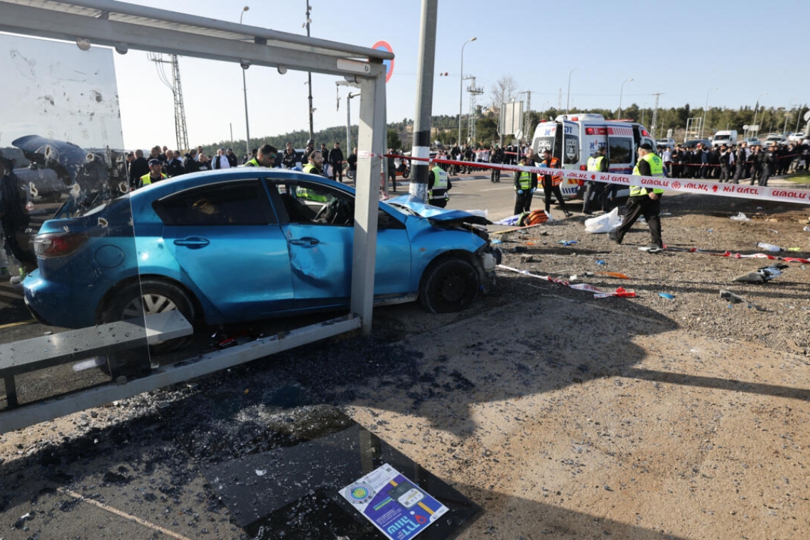 Attaque meurtrière à la voiture bélier à Jérusalem-Est