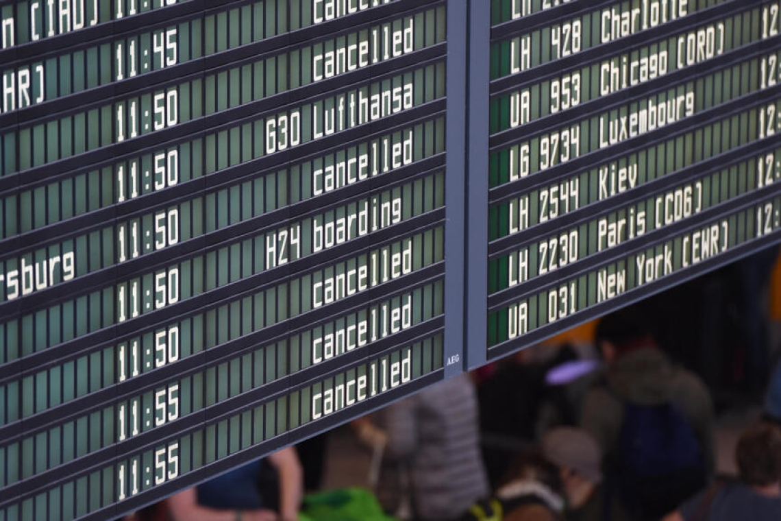 Allemagne: sept aéroports paralysés par la grève de personnels