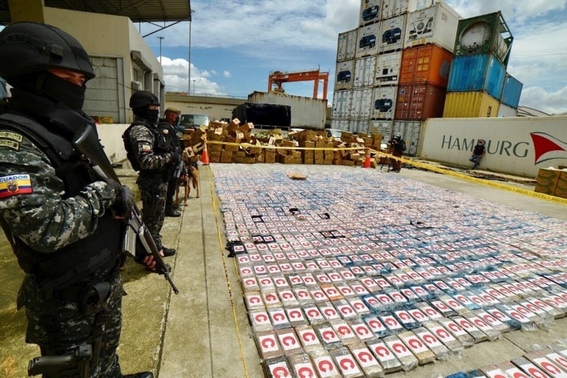 Équateur : Une saisie record de cocaïne à Guayaquil, plaque tournante du trafic de drogue