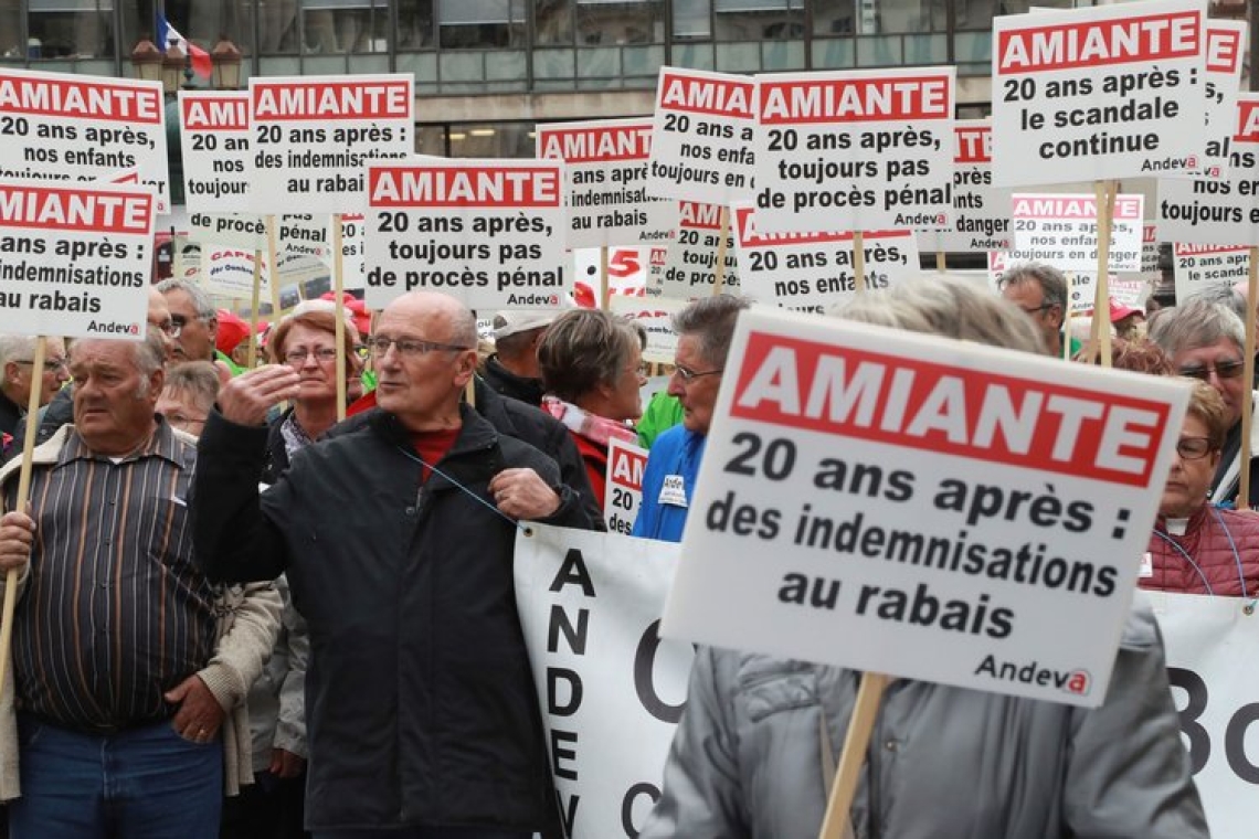 Scandale de l’amiante. Le tribunal de Paris rla refusé le procès pénal réclamé par près de 2000 victimes