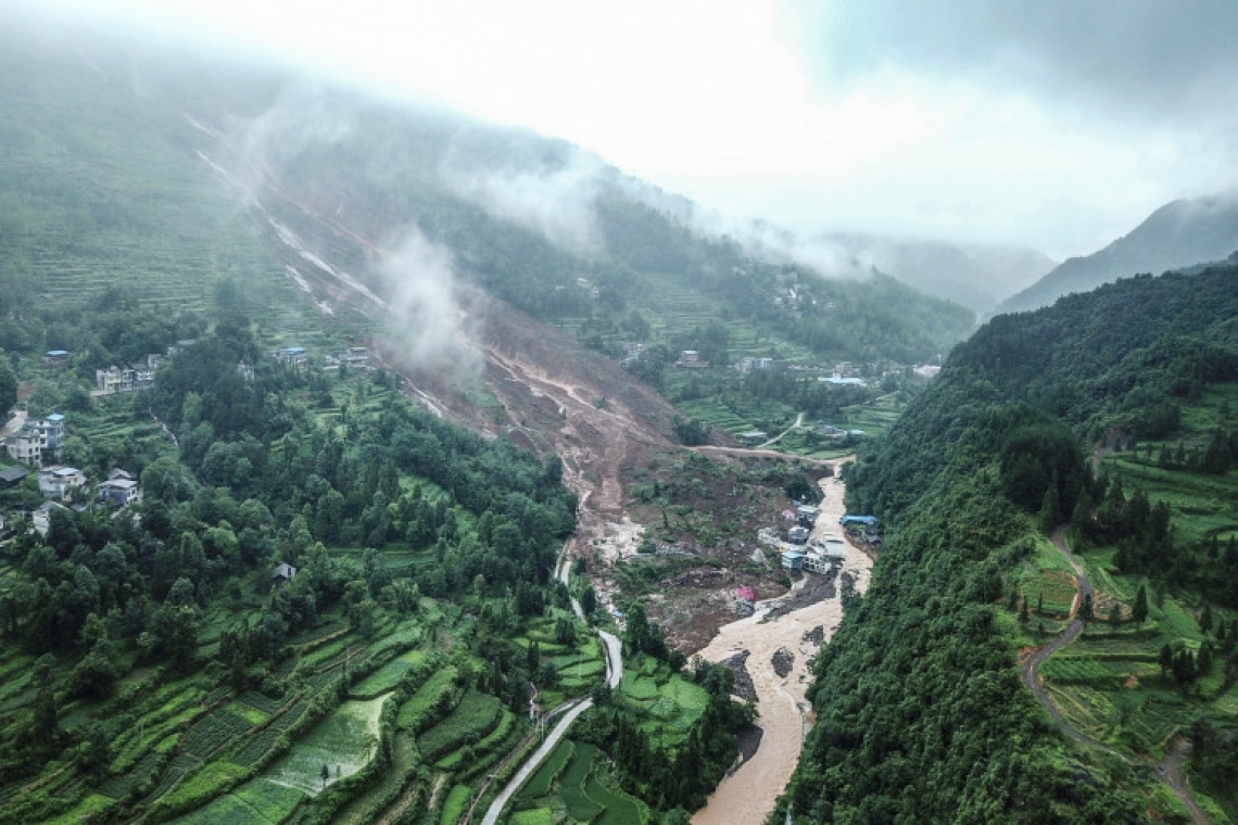 Chine : Au moins 14 morts dans un glissement de terrain