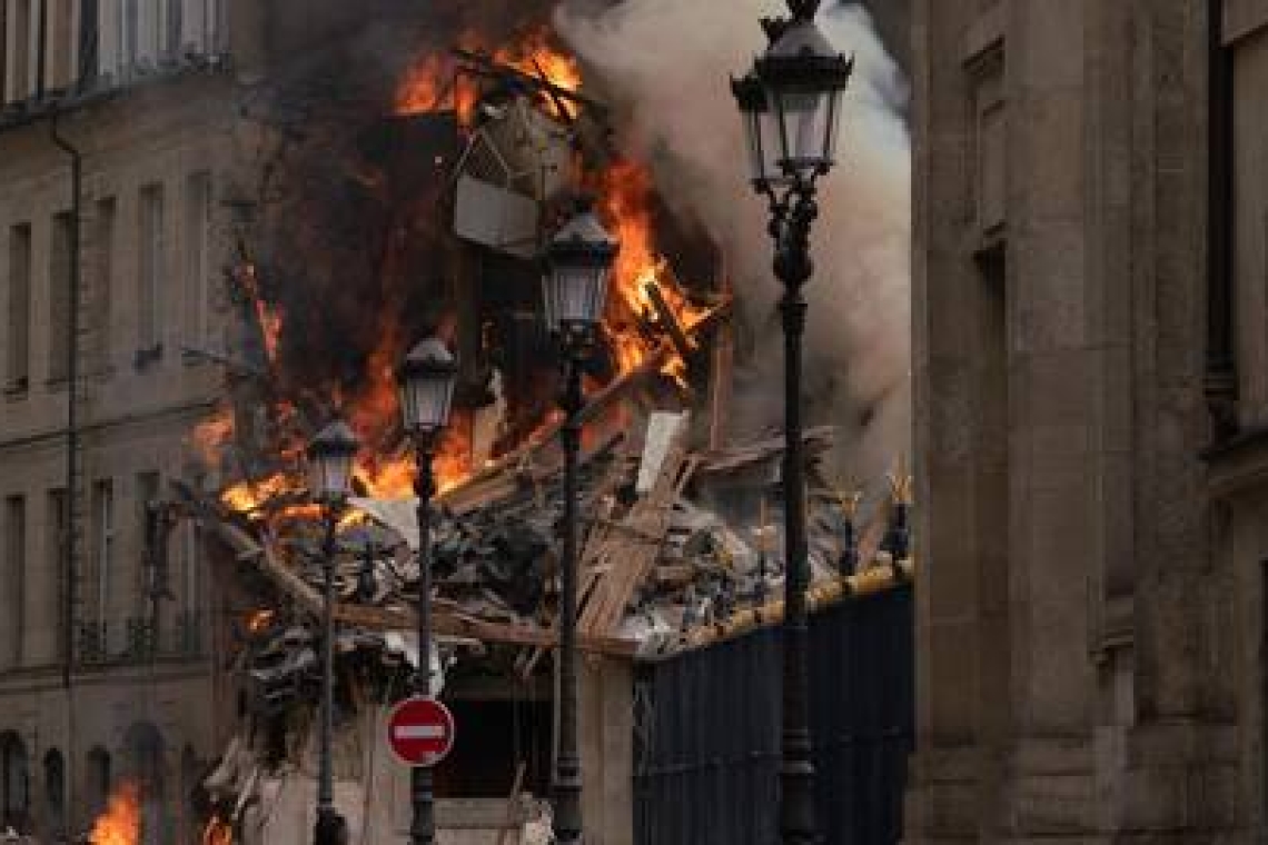 Paris : un immeuble s'est effondré partiellement, suite à l'explosion dans le 5e arrondissement