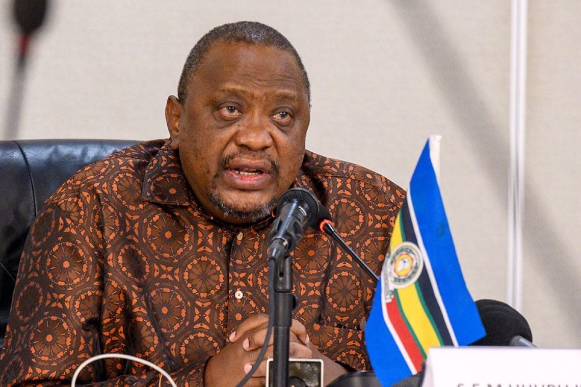 RDC: L'ex- président kényan Uhuru Kenyatta appelle à une résolution pacifique du conflit