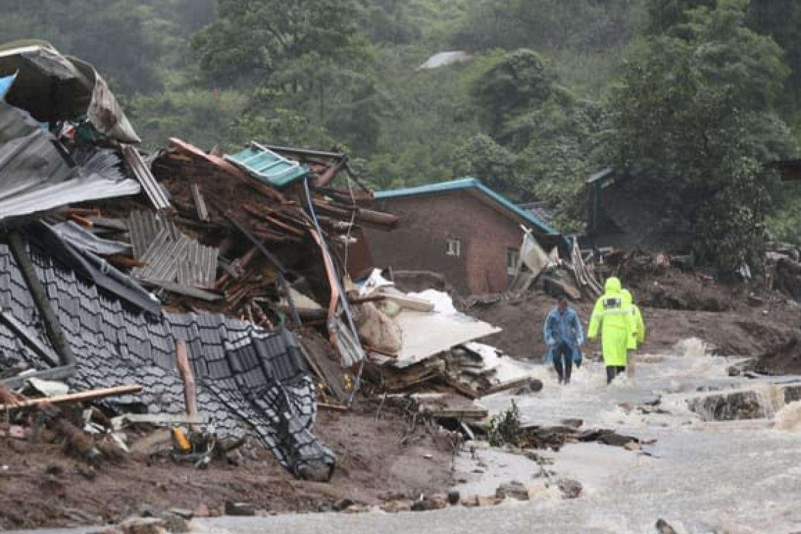 Pluies torrentielles en Corée du Sud: au moins 22 morts et 14 disparus dans des inondations