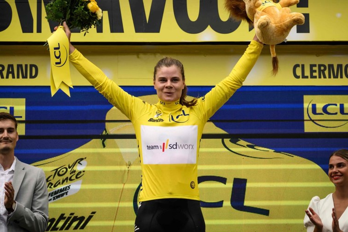 Tour De France Femmes 2023 Lotte Kopecky A Remporté La Première étape Et 