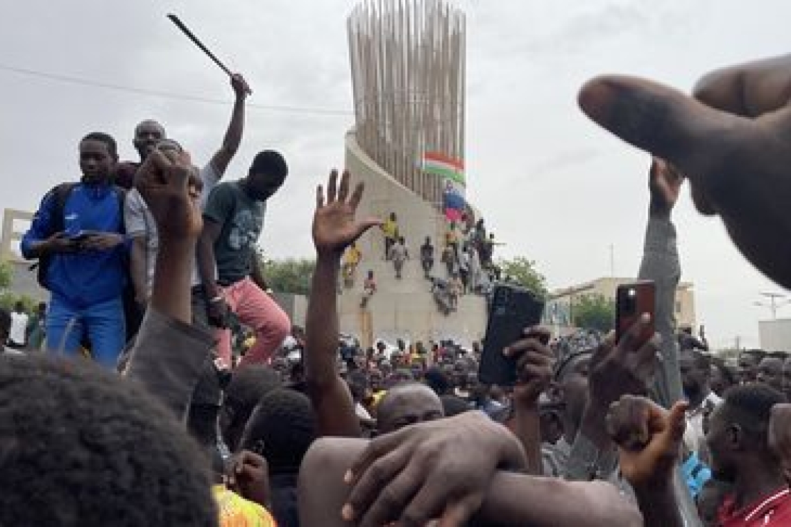 Niger: Une manifestation de soutien aux militaires pustchistes