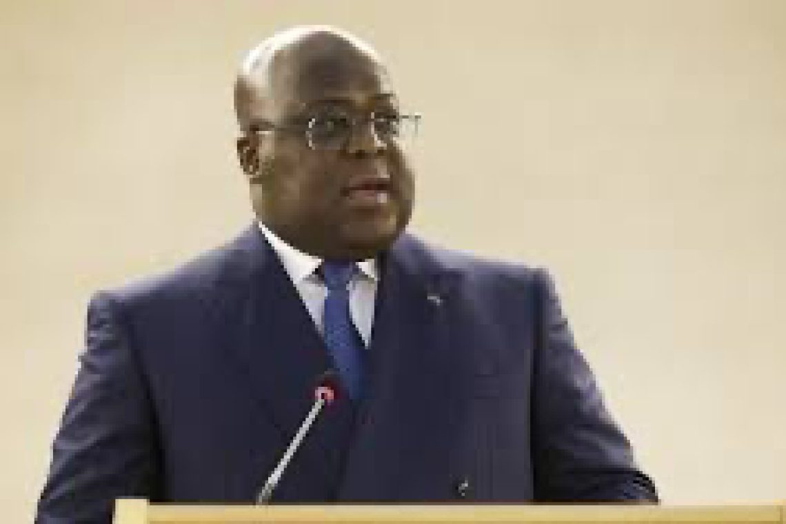 RDC: Le président Félix Tshisekedi appelle à déposer les armes en Ituri et au Nord-Kivu