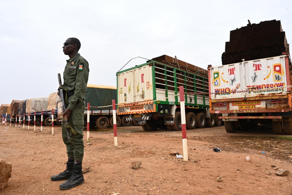 Niger: Un convoi de ravitaillement de 300 camions arrive à Niamey