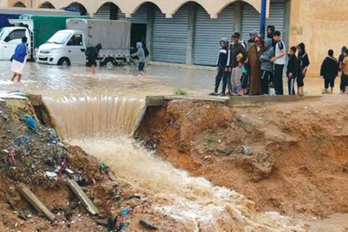 Huit morts en Algérie suite aux inondations causées par de fortes pluies. 