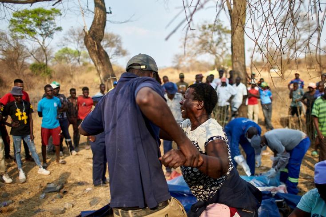 Zimbabwe : L'effondrement d'une mine d'or fait au moins neuf morts