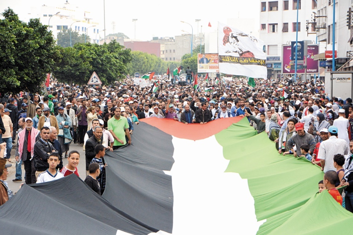 Défilé à Karachi pour marquer la Journée de solidarité avec le peuple palestinien 